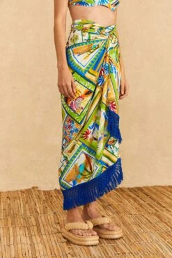 Farm Rio Bahia Mixed Scarves Sarong -Farm Rio Dress Shop 310575 03
