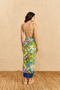 Farm Rio Bahia Mixed Scarves Sarong -Farm Rio Dress Shop 310575 04