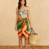Farm Rio Bahia Mixed Scarves Sarong -Farm Rio Dress Shop 310576 01