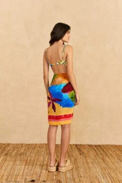 Farm Rio Bahia Mixed Scarves Sarong -Farm Rio Dress Shop 310576 04