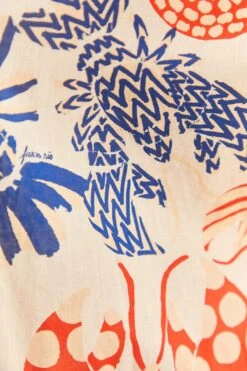 Farm Rio Off-White Mixed Lobster Shirt 12 Farm Rio Off-White Mixed Lobster Shirt -Farm Rio Dress Shop 310586 05