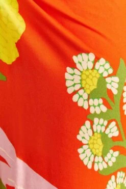 Farm Rio Red Neon Floral Sarong -Farm Rio Dress Shop 310594 04