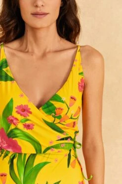 Farm Rio Romantic Garden Double One-Piece Swimsuit -Farm Rio Dress Shop 310597 03
