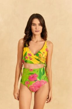 Farm Rio Romantic Garden Double One-Piece Swimsuit -Farm Rio Dress Shop 310597 04