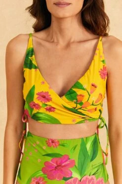 Farm Rio Romantic Garden Double One-Piece Swimsuit -Farm Rio Dress Shop 310597 05