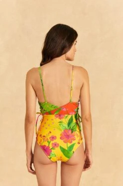 Farm Rio Romantic Garden Double One-Piece Swimsuit -Farm Rio Dress Shop 310597 06