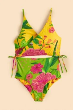 Farm Rio Romantic Garden Double One-Piece Swimsuit -Farm Rio Dress Shop 310597 07