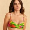 Farm Rio Romantic Garden Underwire Bikini Top