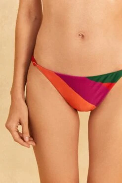 Farm Rio Colorful Leaves Cheeky Bikini Bottom -Farm Rio Dress Shop 310629 02