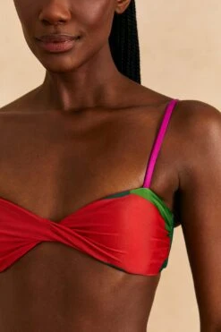 Farm Rio Colorful Leaves Bikini Top 9 Farm Rio Colorful Leaves Bikini Top -Farm Rio Dress Shop 310630 03