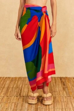 Farm Rio Colorful Leaves Sarong 12 Farm Rio Colorful Leaves Sarong -Farm Rio Dress Shop 310637 03