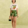 Farm Rio Tropical Leaves Shorts