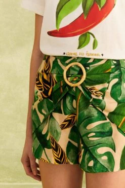 Farm Rio Tropical Leaves Shorts -Farm Rio Dress Shop 310644 03