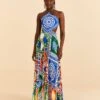 Farm Rio Off-White Pitta Colors Maxi Dress -Farm Rio Dress Shop 310672 01