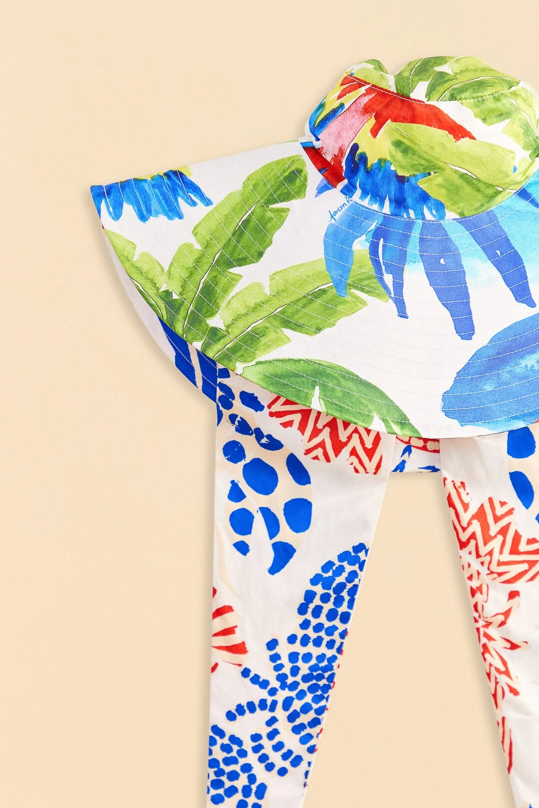 Farm Rio Mixed Lobster Hat 6 Farm Rio Mixed Lobster Hat - Image 4