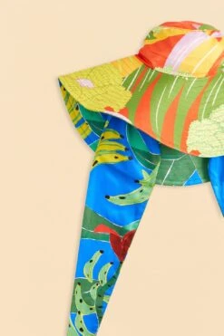 Farm Rio Neon Floral Hat -Farm Rio Dress Shop 310712 05