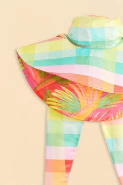 Farm Rio Lime Painted Birds Hat -Farm Rio Dress Shop 310716 05