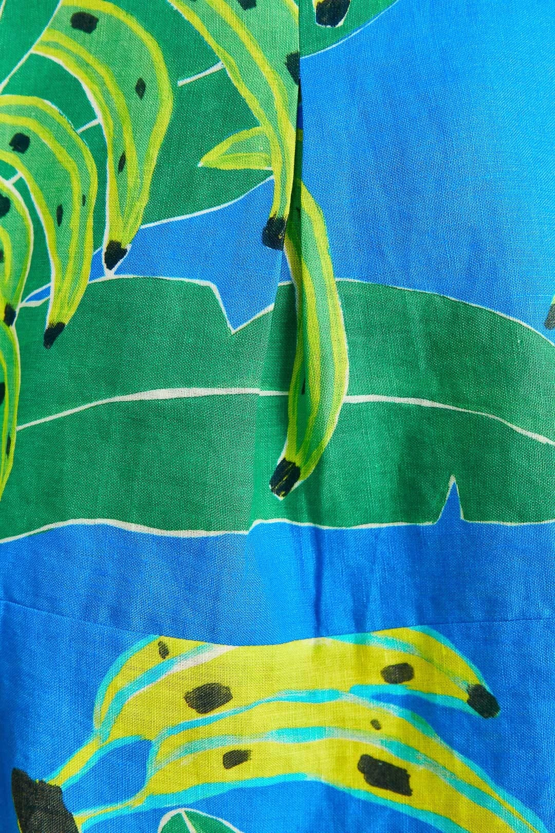 Farm Rio Blue Banana Leaves Shirt 7 Farm Rio Blue Banana Leaves Shirt - Image 5