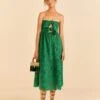 Farm Rio Green Coconut Tree Richelieu Midi Dress 2 Farm Rio Green Coconut Tree Richelieu Midi Dress -Farm Rio Dress Shop 311340 01