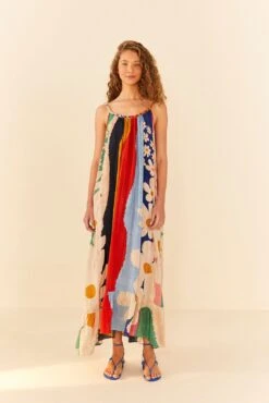 Farm Rio Super Fun Daisy Maxi Dress 10 Farm Rio Super Fun Daisy Maxi Dress -Farm Rio Dress Shop 311363 03
