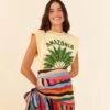Farm Rio Super Fun Stripes Organic Cotton Mini Skirt -Farm Rio Dress Shop 311364 01