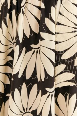 Farm Rio Black Copacabana Bow Midi Skirt -Farm Rio Dress Shop 311375 06