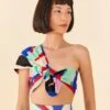 Farm Rio Colorful Monstera Organic Cotton Crop Top -Farm Rio Dress Shop 311378 01