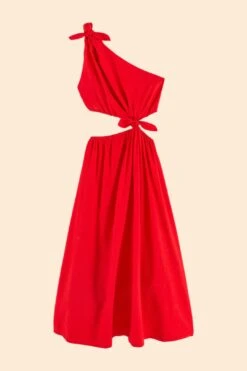 Red Knot Midi Dress -Farm Rio Dress Shop 311386 06