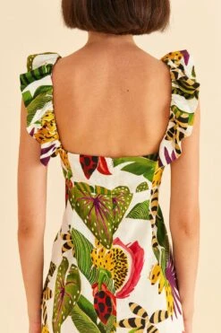 Farm Rio Striped Forest Mini Dress -Farm Rio Dress Shop 311388 02