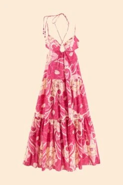 Pink Tropical Groove Maxi Dress -Farm Rio Dress Shop 311532 06