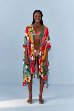 Farm Rio Wonderful Toucans Cover Up -Farm Rio Dress Shop 311538 03