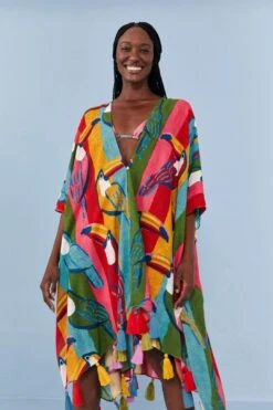 Farm Rio Wonderful Toucans Cover Up -Farm Rio Dress Shop 311538 04