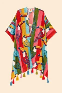 Farm Rio Wonderful Toucans Cover Up -Farm Rio Dress Shop 311538 07