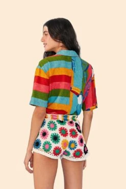 Farm Rio Multi Circles Crochet Shorts -Farm Rio Dress Shop 311562 03