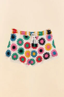 Farm Rio Multi Circles Crochet Shorts -Farm Rio Dress Shop 311562 06