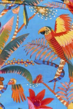 Farm Rio Blue Macaw Party Cover Up Skirt -Farm Rio Dress Shop 311699 06