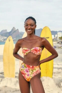 Farm Rio Lia High Waisted Bikini Bottom