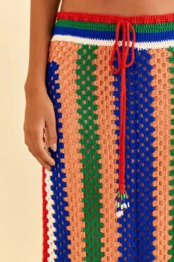 Farm Rio Pitta Crochet Skirt -Farm Rio Dress Shop 311945 06