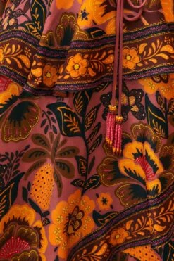 Farm Rio Blush Garden Bloom Maxi Dress -Farm Rio Dress Shop 312002 06