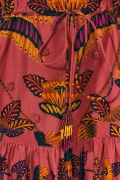 Farm Rio Blush Living Bloom Short Sleeve Mini Dress 12 Farm Rio Blush Living Bloom Short Sleeve Mini Dress -Farm Rio Dress Shop 312186 05