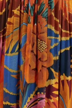 Farm Rio Vintage Wave Long Sleeve Maxi Dress -Farm Rio Dress Shop 312218 07