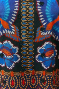 Farm Rio Black Ainika Sparkle Short Sleeve Blouse 13 Farm Rio Black Ainika Sparkle Short Sleeve Blouse -Farm Rio Dress Shop 312281 05