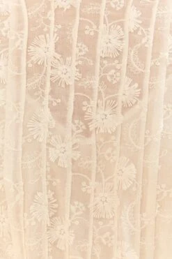 Farm Rio Off-White 3d Flower Pleated Mini Dress -Farm Rio Dress Shop 312366 08