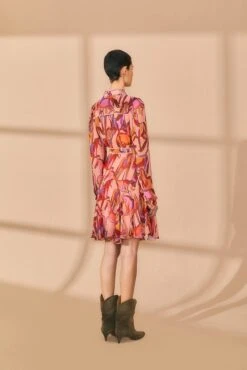 Farm Rio Rose Wild Horses Long Sleeve Mini Dress 11 Farm Rio Rose Wild Horses Long Sleeve Mini Dress -Farm Rio Dress Shop 312367 03