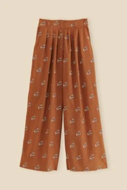 Farm Rio Caramel Embroidered Horses Pants 13 Farm Rio Caramel Embroidered Horses Pants -Farm Rio Dress Shop 312388 06