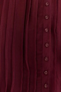 Farm Rio Burgundy Ruffle Blouse -Farm Rio Dress Shop 312660 05