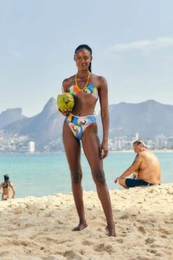 Farm Rio Araraquara High Waisted Bikini Bottom