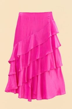 Farm Rio Dark Pink Marocaine Ruffle Skirt -Farm Rio Dress Shop 313615 06