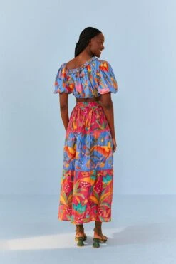Farm Rio Macaw Party Mix Maxi Skirt 11 Farm Rio Macaw Party Mix Maxi Skirt -Farm Rio Dress Shop 313623 04