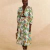 Farm Rio Tropical Paradise Midi Skirt 2 Farm Rio Tropical Paradise Midi Skirt -Farm Rio Dress Shop 313626 01
